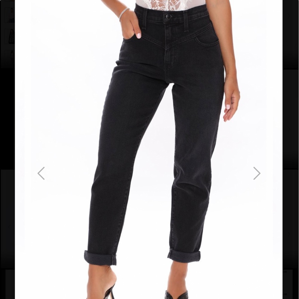 Black Mom Jeans!
